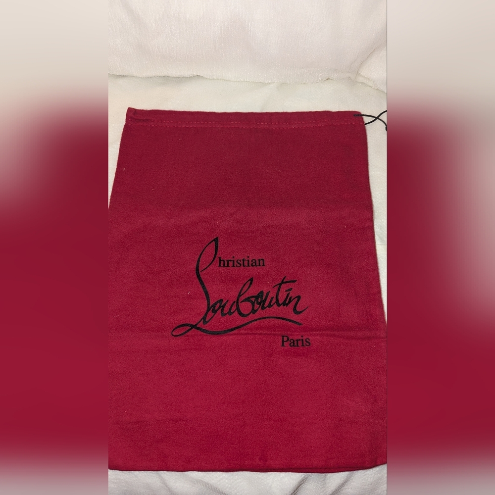 Christian Louboutin Dust Bag Red Storage Bag 15"x 11" VGUC